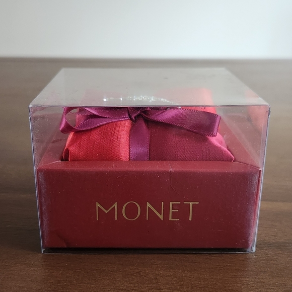 Initial M Brooch Pin By MONET with Fragrance Sachet in Original Box - Picture 8 of 11